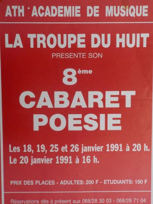 Huitième Cabaret Poésie